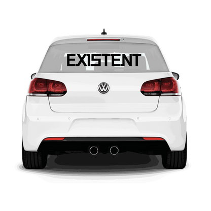LOGO Autoaufkleber | Weiß | Groß