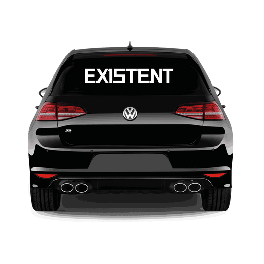 LOGO Autoaufkleber | Weiß | Groß