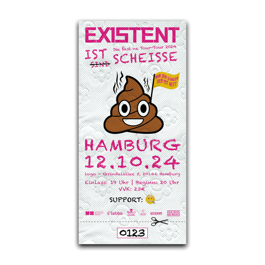 HAMBURG - 12.10.24 - Hardticket